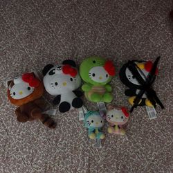 Hello Kitty Plushies 