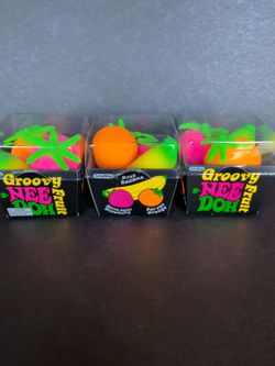 Nee Doh Groovy Fruit Basket -$30 Each