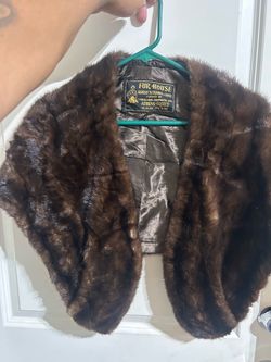 Vintage Fur House Athens Greece Fur Stole