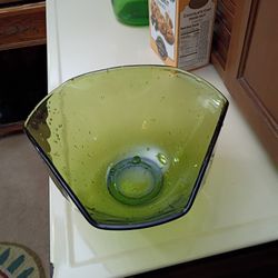 Antique Green Bowl