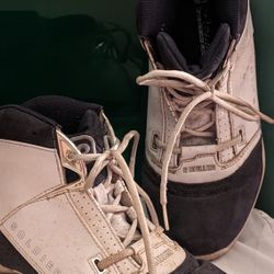 RARE P. Miller Soldiers FM1075-LDY Ghetto Bills 8.5 Blue + White High Top Basketball Shoes 8 1/2 Percy. No Limit, Rich Boyz Leather Uppers