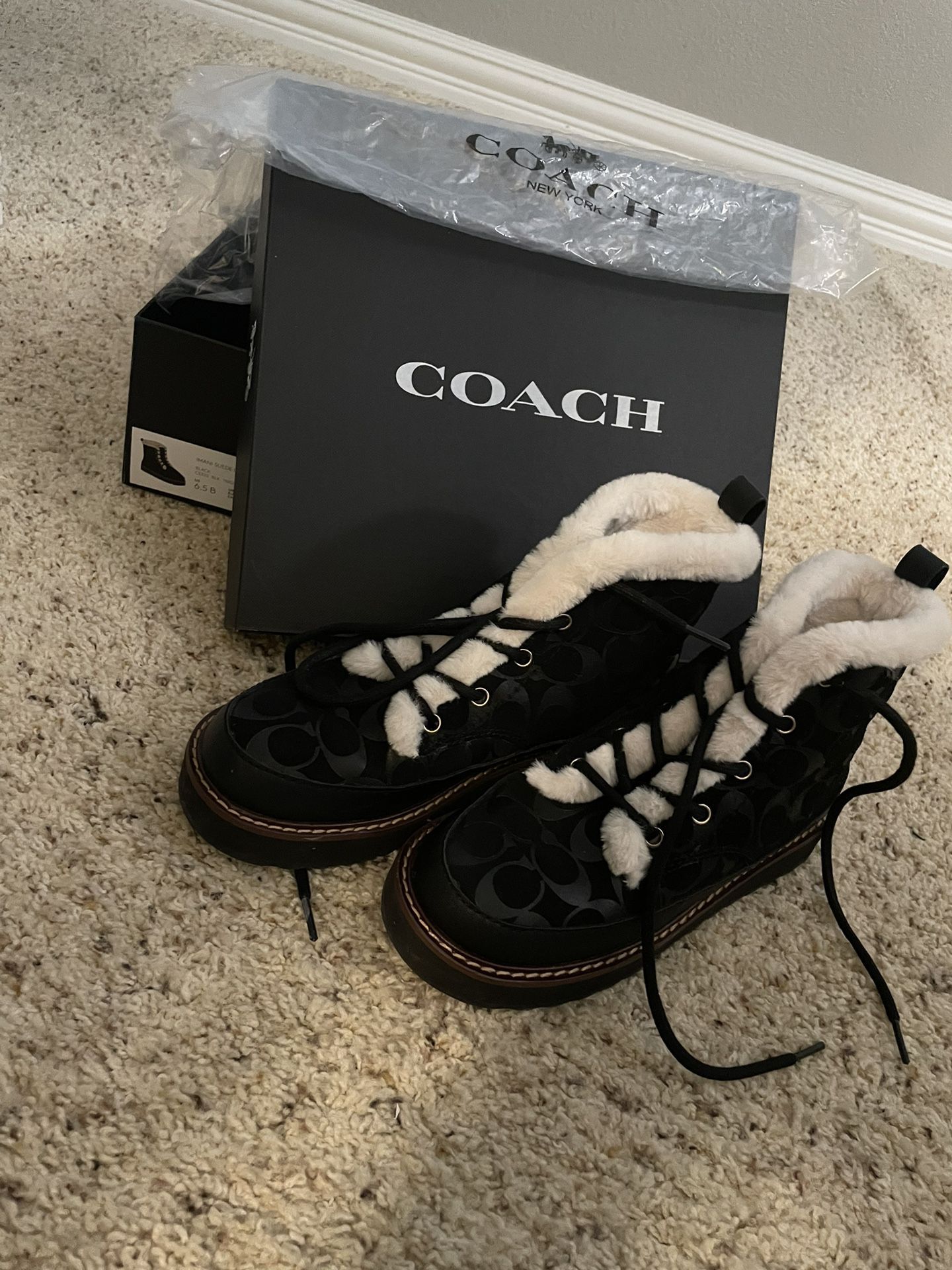 Coach Winter Boots  Size 6.5B