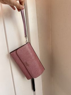 Kate Spade Purple Glitter Clutch