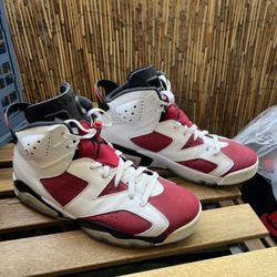 Air Jordan 6 “Carmine” W/ Replacement Box Size 9.5