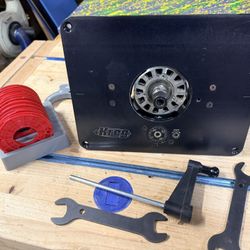 Kreg Precision Router Lift And  Dewalt 2 1/4 HP Fixed Router Base