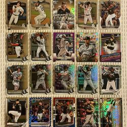 Chicago White Sox 40 Card Baseball Lot! Rookies, Prospects, Refractors, Prizms, Short Prints, Variations & More!