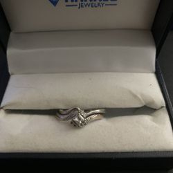 White Gold Wedding Set