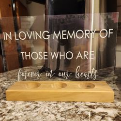 In Loving Memory Candle Holder 