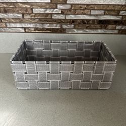 Gray Basket 10x5x3.5