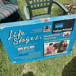 Double Door Dog Crate 