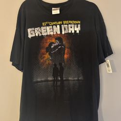 Y2K Green Day Band T-shirt