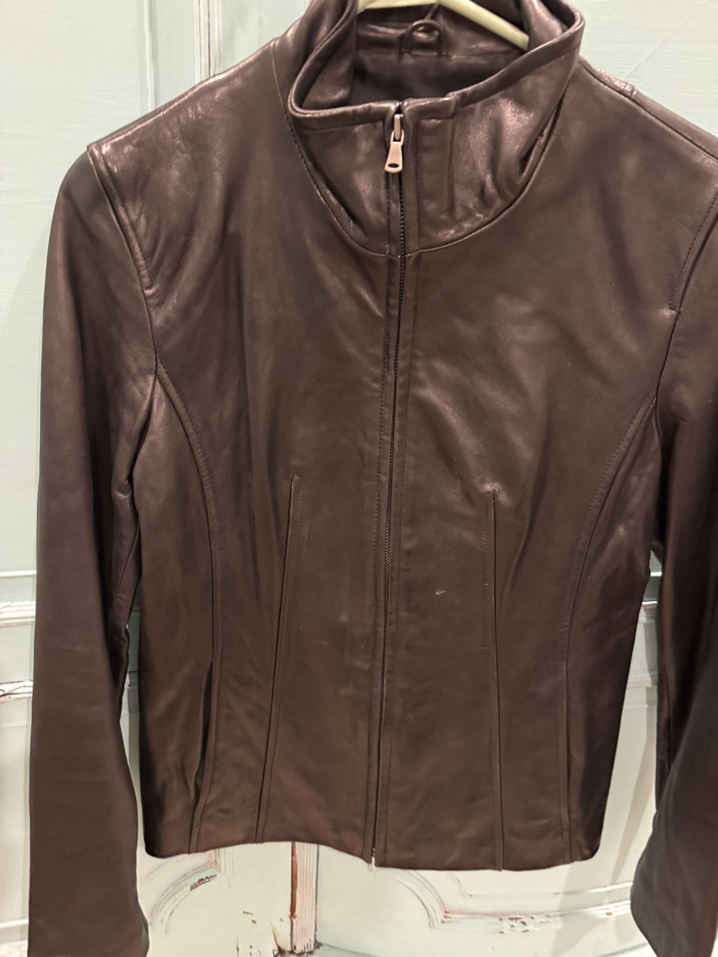 Faux-leather Women’s Jacket