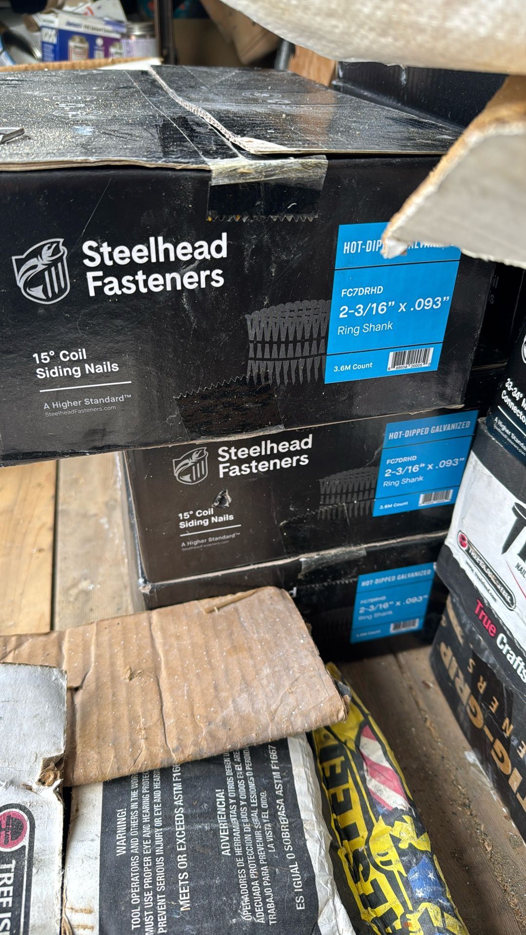 Steelhead Siding Nails (6 New Boxes)