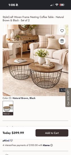 Nesting Coffee Table