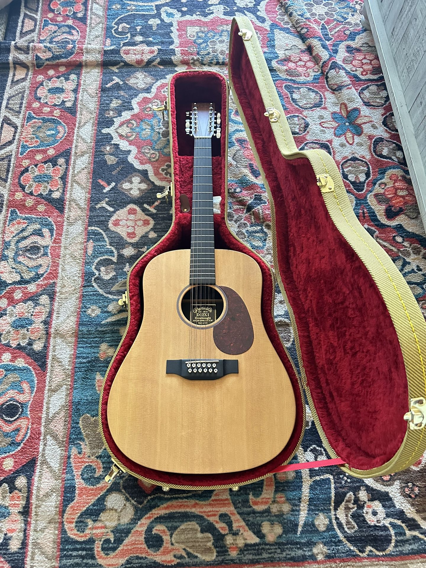 Martin 12-String Acoustic Guitar Made In The USA.