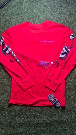 Red chrome hearts long sleeve