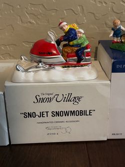 Department 56 - Sno-Jet Snowmobile