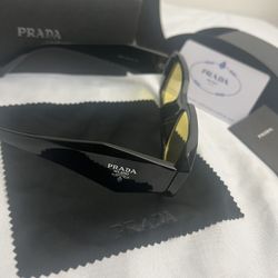 Rosso Ochre Prada Glasses