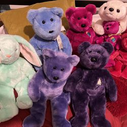 TY LG Specialty Bears And Rabbit