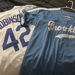 LA LOS ANGELES DODGERS FRANK ROBINSON CUSTOM BASEBALL ⚾️ JERSEY   😎