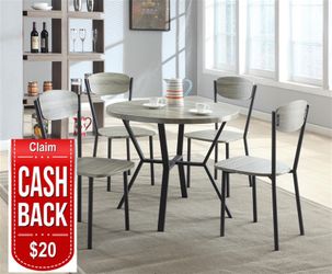 New awesome stylish dining room set! Dinette Set Deals here