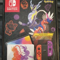Nintendo Switch Oled Pokemon Scarlet And violet Edition 