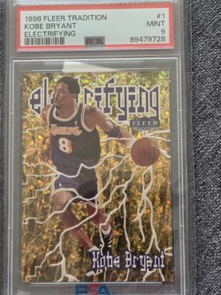 1996 and other Kobe Bryant  lot of 7 PSA 9 cards 1 BGS 9 and 1 autograph rookie authenticated rookie 8 cards total