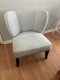 Accent Chair Light Blue