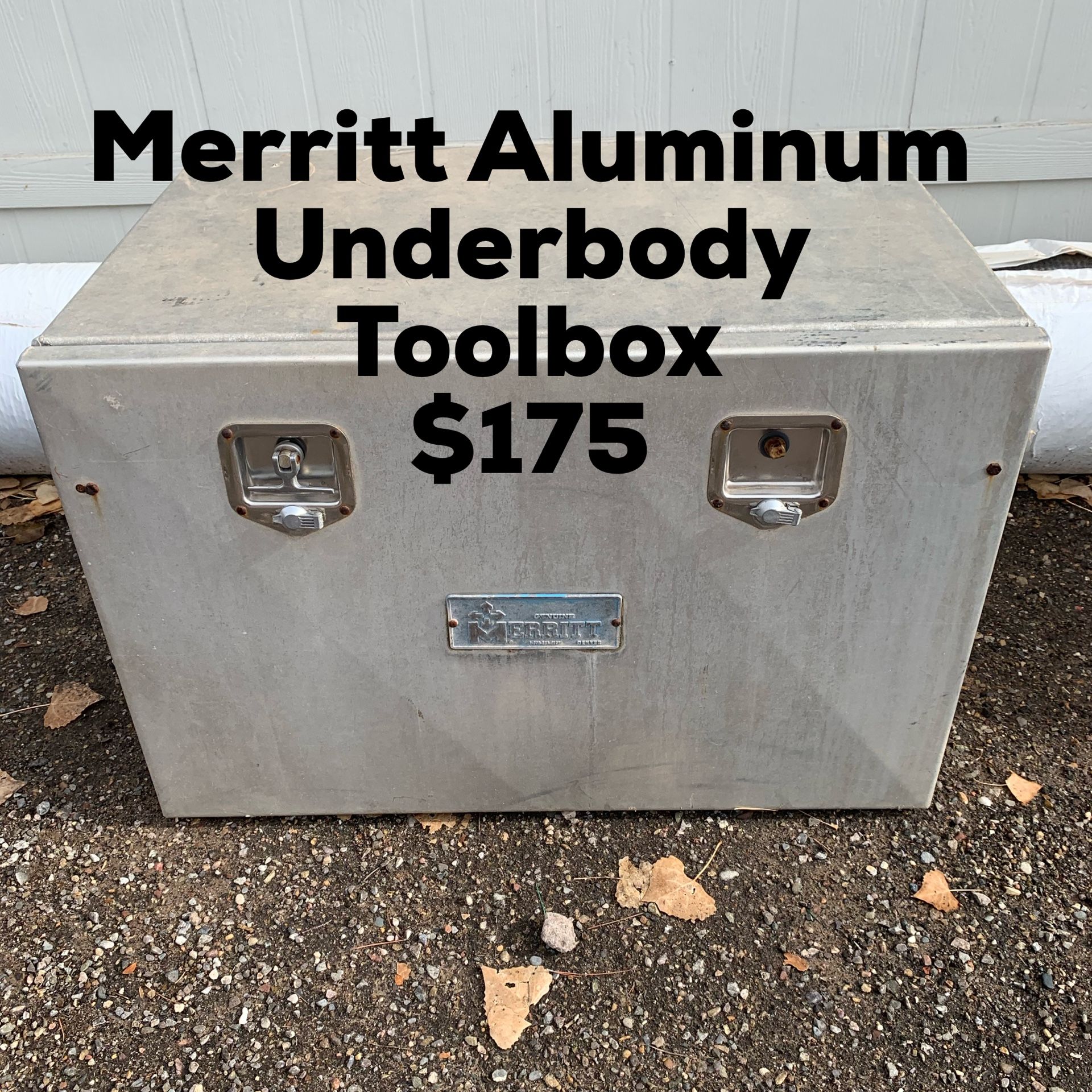 Merritt Aluminum Underbody Toolbox $175- Corrales