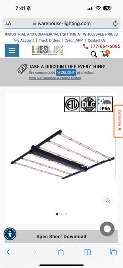 Led 645 W Lights 8 Bar
