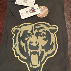 Chicago Bears Nike Long Sleeve, Hooded, Salute To Service, Special Edition Shirt