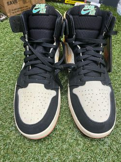 Men's Air Jordan 1 Zoom CMFT 2 Muslin/Celestial Gold Black