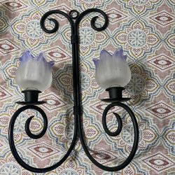 Partylite Wall Sconce Purple Ombré 