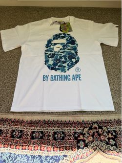 White and blue BAPE shirts