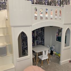 Castle bed cheap pottery barn