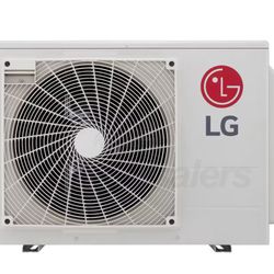 Dual Zone (2) LG Mini Splits And Condenser 24k Btu 