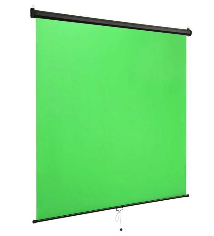 Retractable Screen Green Screen Background Green Backdrop Chromakey - Photography Equipment - Spring Sale