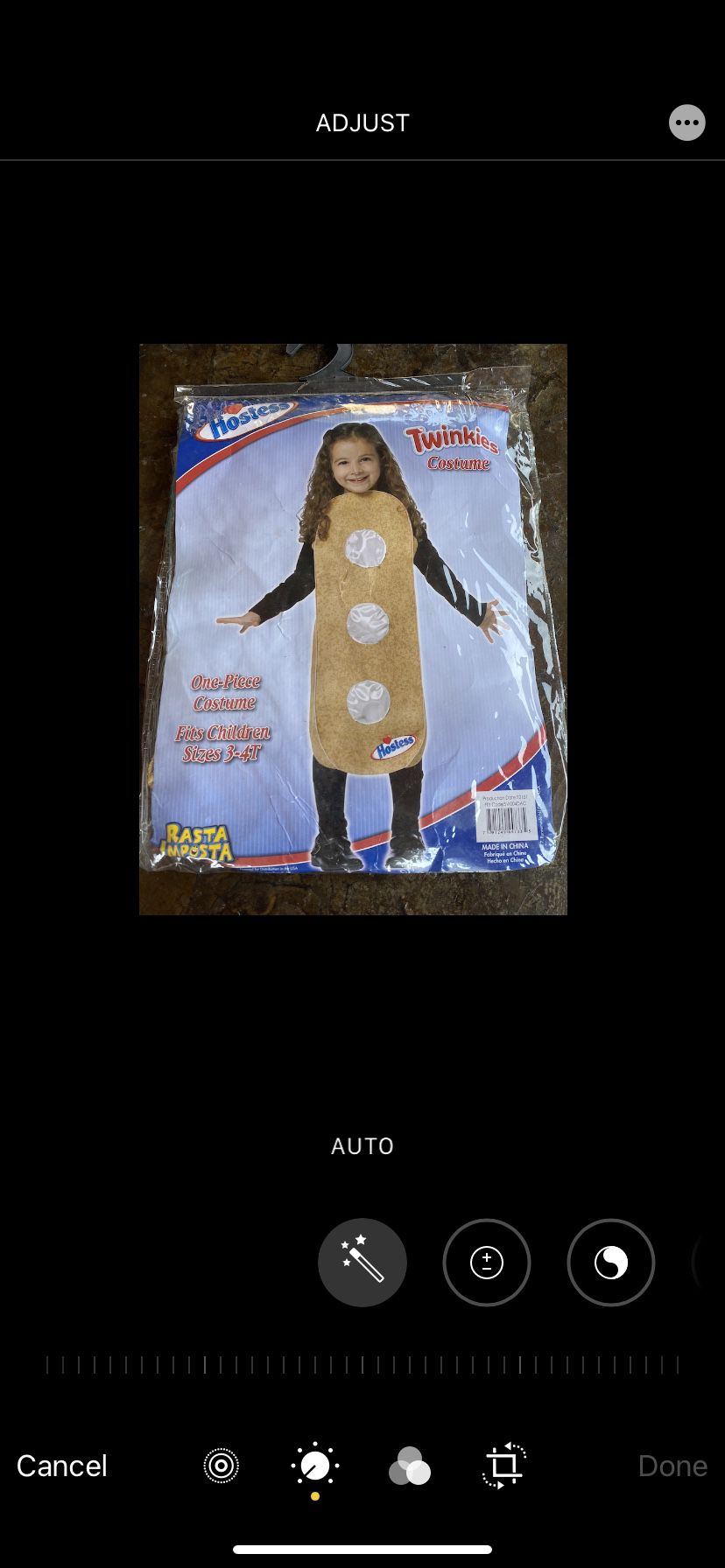 Toddler Hostess Twinkie Halloween Dress-up Costume Size 3-4T by Rasta Imposta