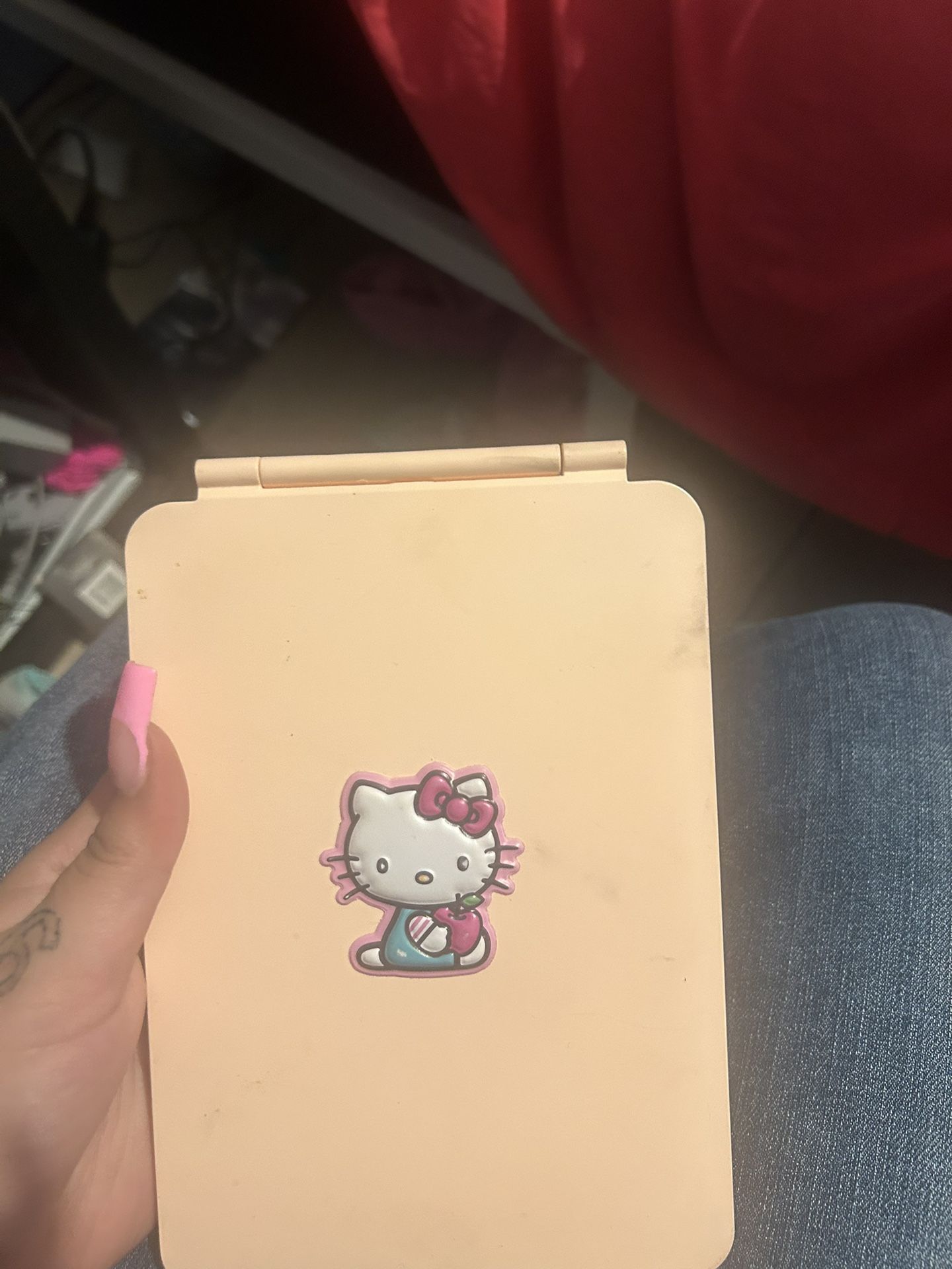 hello kitty mirror led