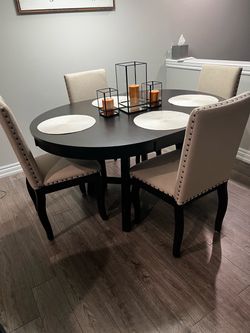 Beautiful espresso dining table