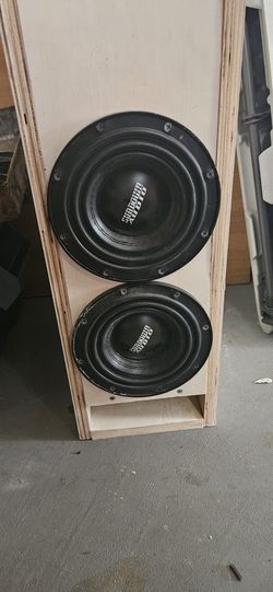 2 Sundown Audio U6.5 Subwoofers In Ported Box