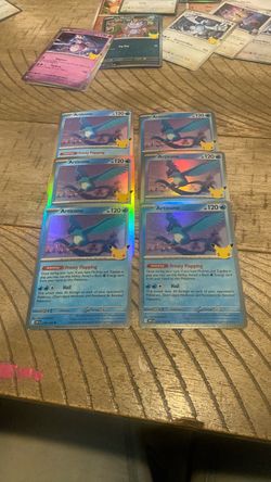 Articuno Holo Pokémon Cards x8 Lot