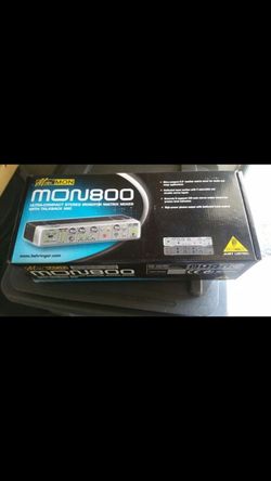 Behringer Mon800 talkback mixer for studio