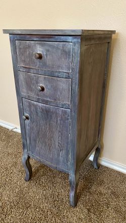 Night Stand / Side Table, 32”H x 13.5”W x 14”D