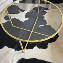 Gold Modern Coffee Table 