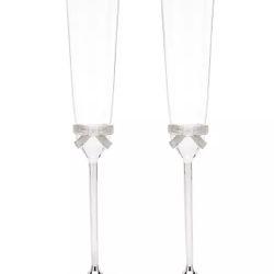 Kate Spade Grace Avenue Flute Pair Set Of 2 Toasting Flutes