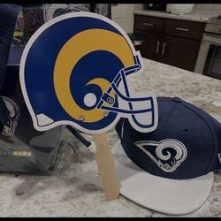 Rams Hat And Rams Beach Towel Gift Set