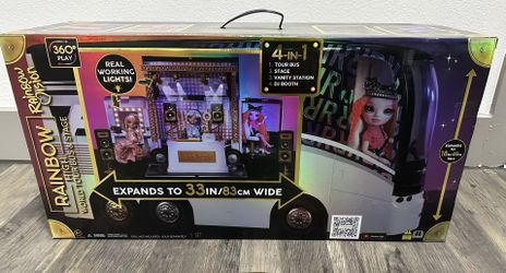 Rainbow High Bus & Stage 4-in-1 Doll Playset