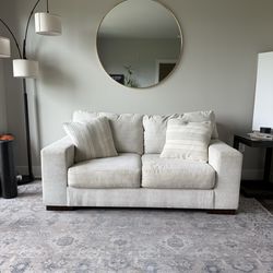 Cream Loveseat Couch