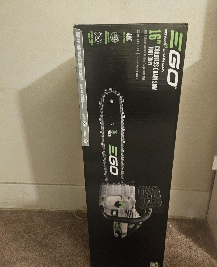 Ego 16" Chainsaw.( Tool Only)